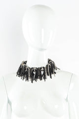 Vintage Rhinestone Drape Tube Choker on mannequin @ Recess Los Angeles