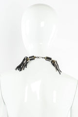 Vintage Rhinestone Drape Tube Choker mannequin back @ Recess Los Angeles