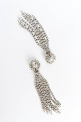 Vintage Rhinestone Chandelier Earrings art flat @ Recess Los Angeles