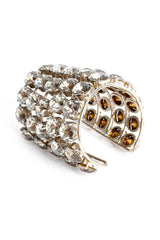 Vintage Smoke Cage Rhinestone Cuff angle @ Recess Los Angeles