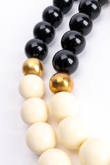 Vintage Coupling Moon Bead Necklace bead detail @ Recess Los Angeles