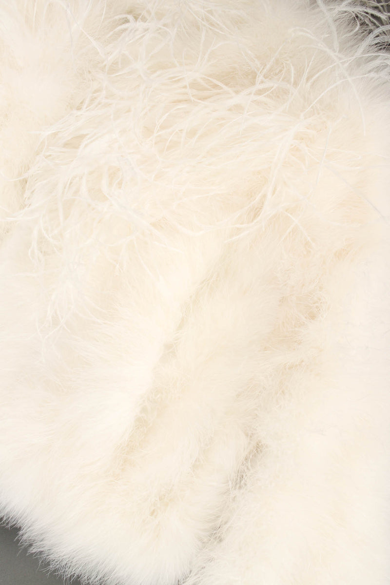 Vintage Ostrich Feather Jacket feathers @ Recess Los Angeles