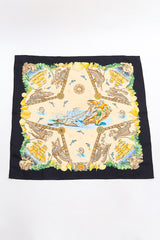 Ocean life scarf by Hermes flat lay photo. @recessla