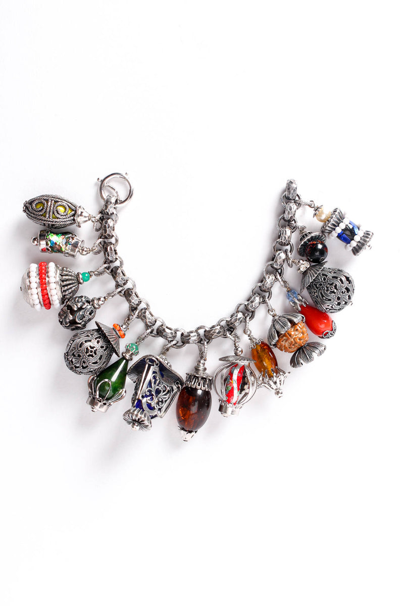 Vintage Napier Filigree Lantern Charm Bracelet at Recess Los Angeles