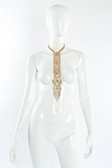 Vintage Napier Filigree Pom Waterfall Necklace on mannequin @ Recess Los Angeles