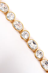 Vintage Napier Chunky Cut Crystal Collar Necklace detail at Recess Los Angeles