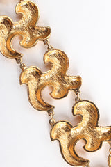 Vintage Natori Fleur Foliage Link Bracelet back link @ Recess Los Angeles