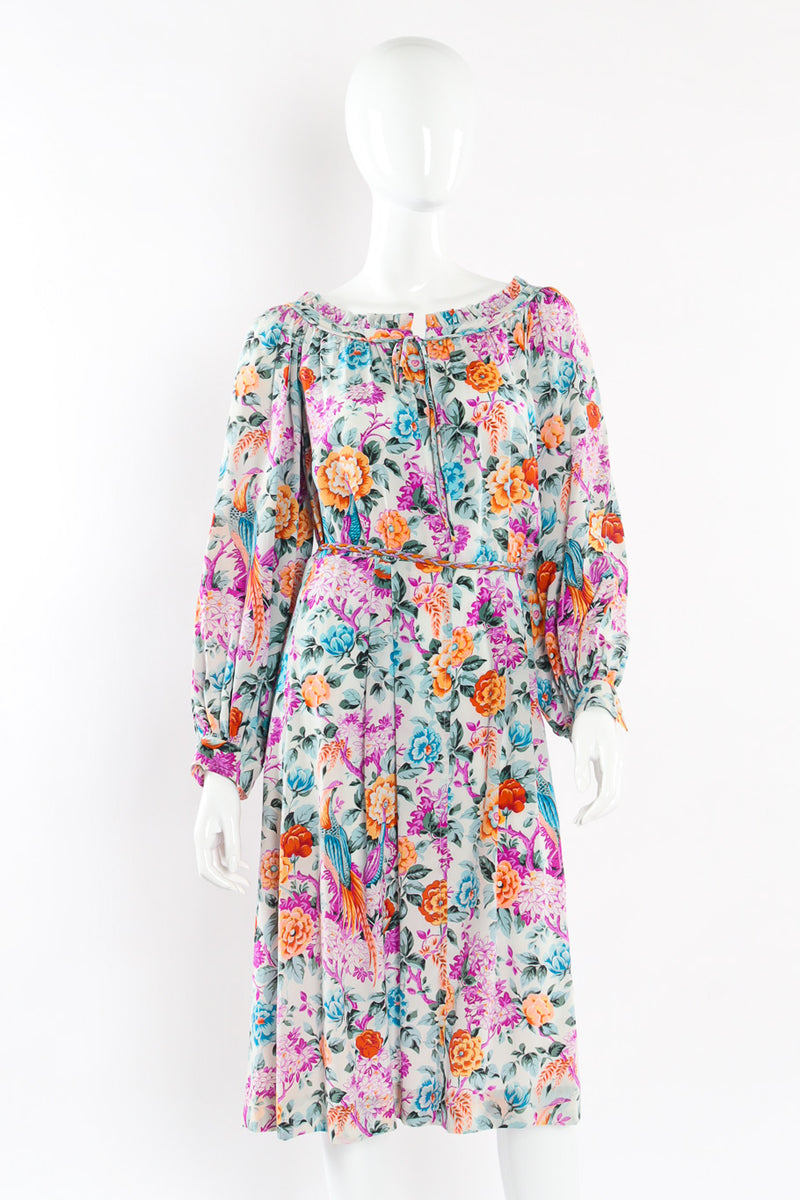 Vintage peasant dress by Emanuel Ungaro mannequin front @recessla