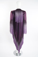 Vintage Ombré Fringe Shawl Jacket on Mannequin back at Recess Los Angeles