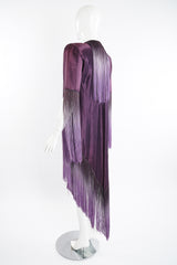 Vintage Ombré Fringe Shawl Jacket on Mannequin side at Recess Los Angeles