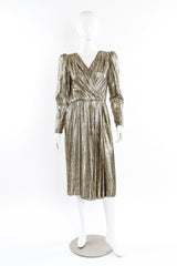 Metallic dress by Nolan Miller mannequin front @recessla