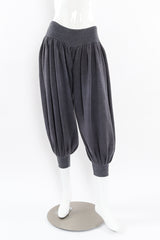 Vintage Norma Kamali Wide Harem Pant mannequin front  @ Recess LA