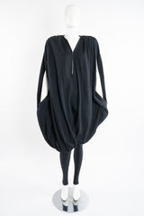 Vintage Norma Kamali Jersey Knit Harem Bubble Jumpsuit on Mannequin pockets at Recess Los Angeles