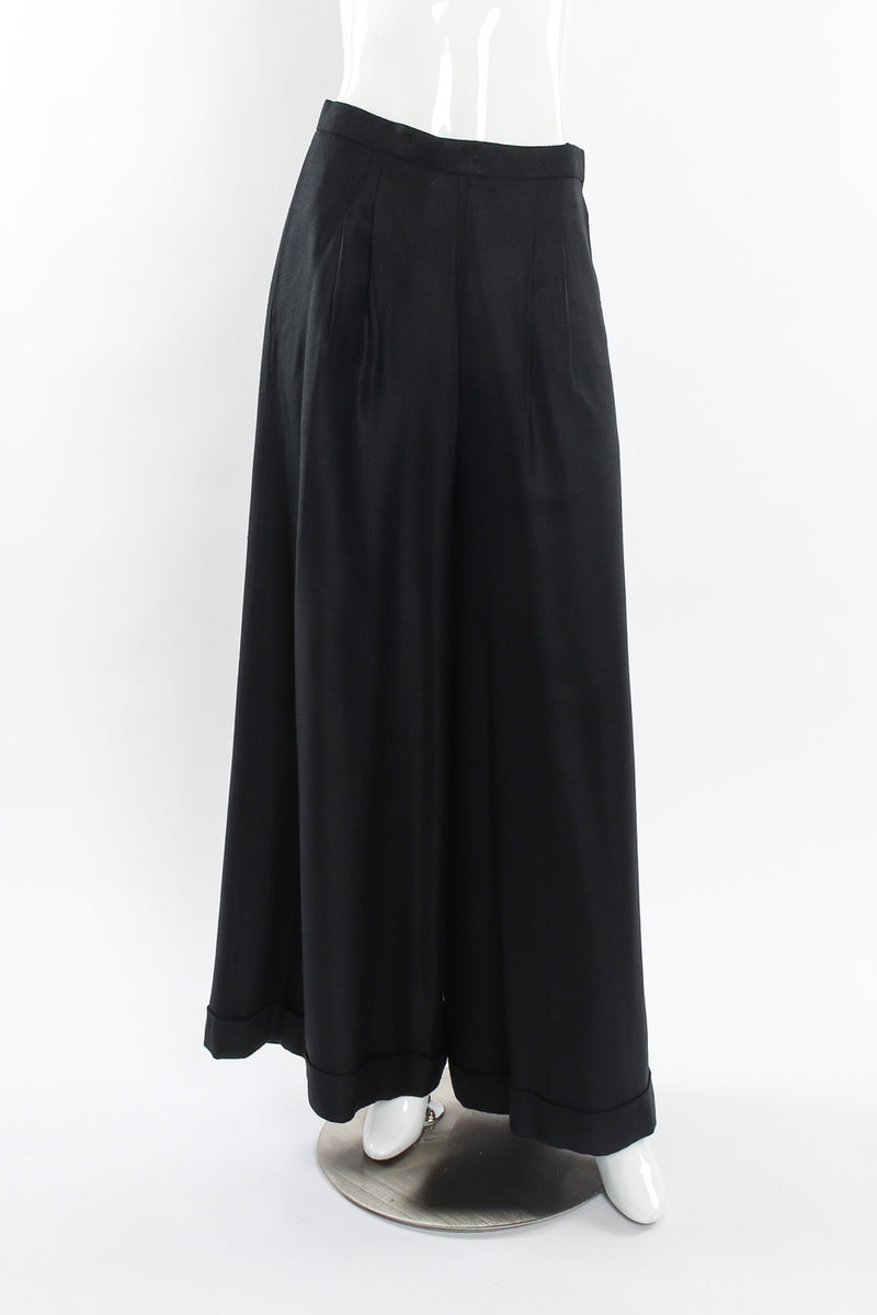 Vintage Todd Oldham Palazzo Wide Leg Pant mannequin front @ Recess LA