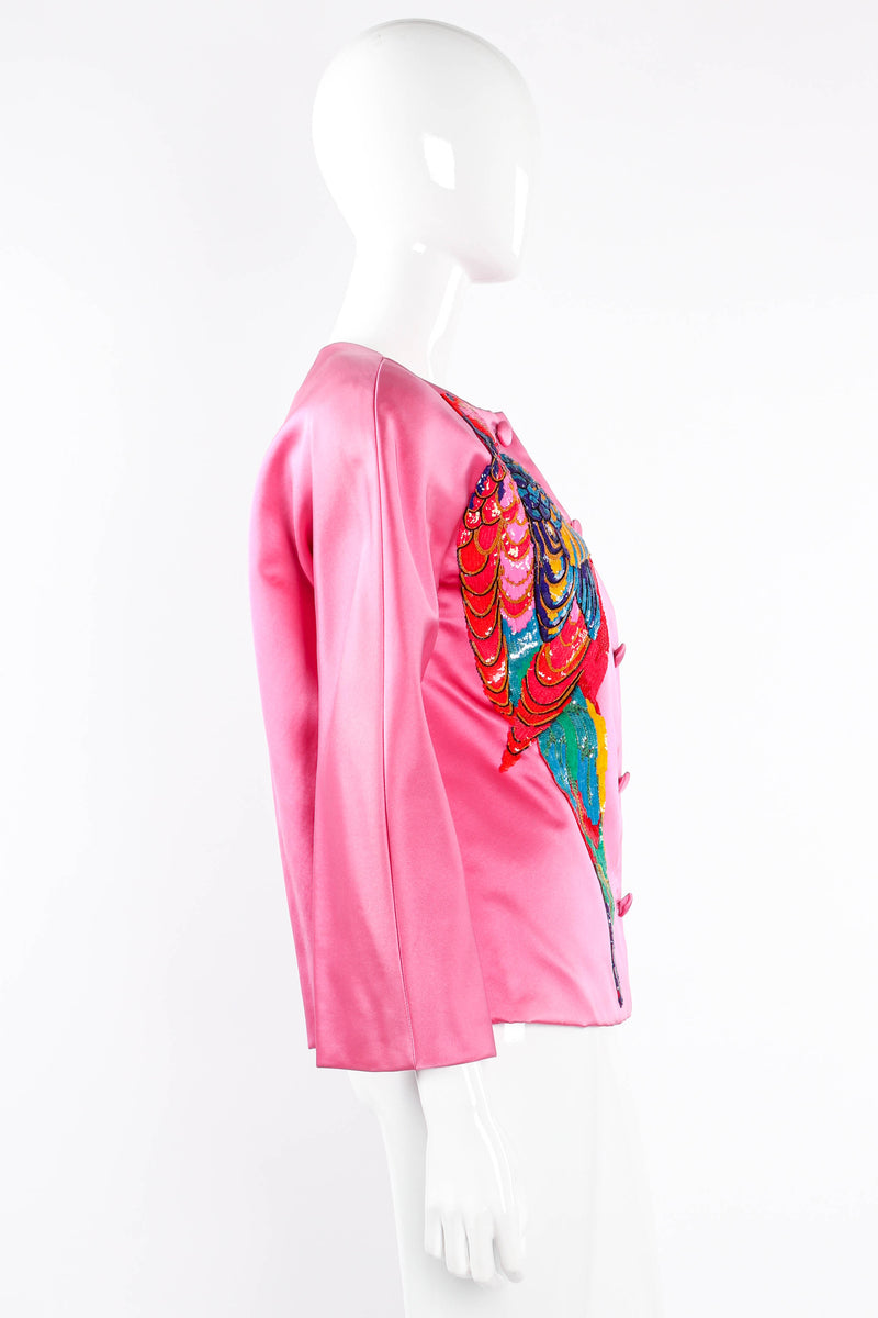 Vintage Oscar de la Renta Jubilant Parrot Set jacket side @ Recess Los Angeles