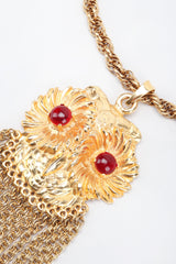 Recess Los Angeles Vintage Mid Century Owl Chain Fringe Pendant