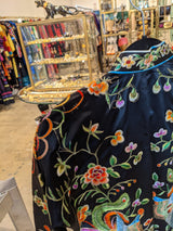 Rainbow Floral Dragon Embroidered Chinese Jacket