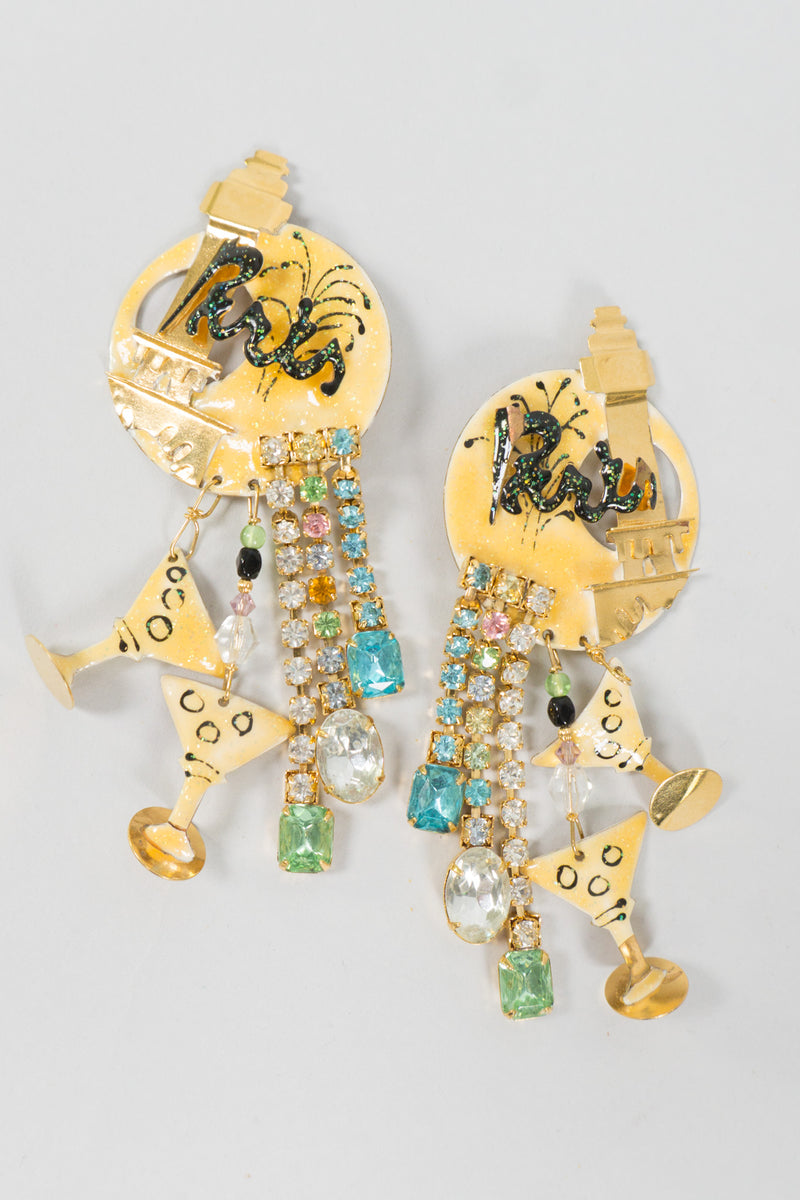 Lunch At The Ritz Paris La Fête Bastille Day Earrings