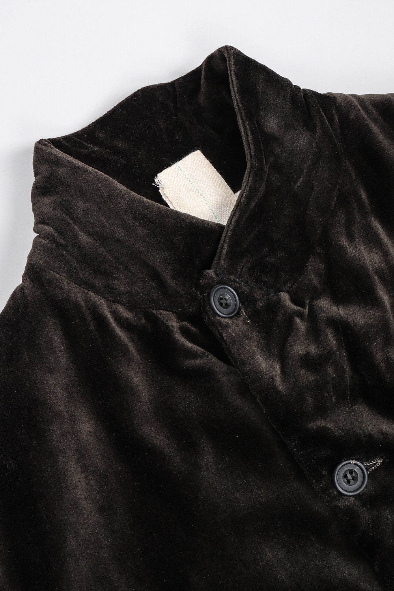 Recess Los Angeles Vintage Paul Harnden Long Velvet Ben Franklin Colette Coat