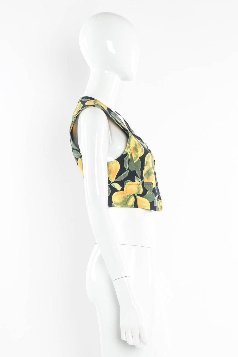 Vintage Marc Jacobs for Perry Ellis 1993 S/S Grunge Pear Vest mannequin side @ Recess LA