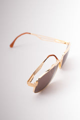 Persol Supreme Arrow Vintage Gold Pilot Sunglasses