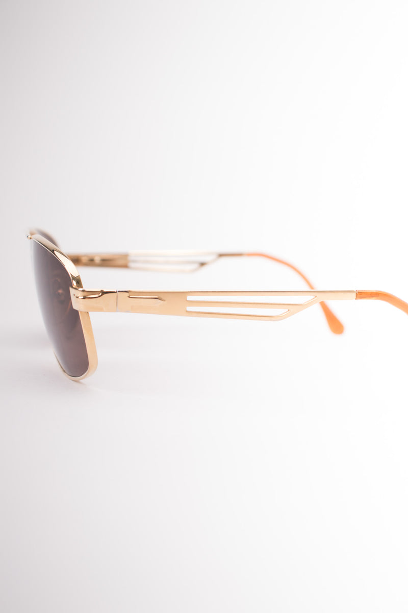 Persol Supreme Arrow Vintage Gold Pilot Sunglasses