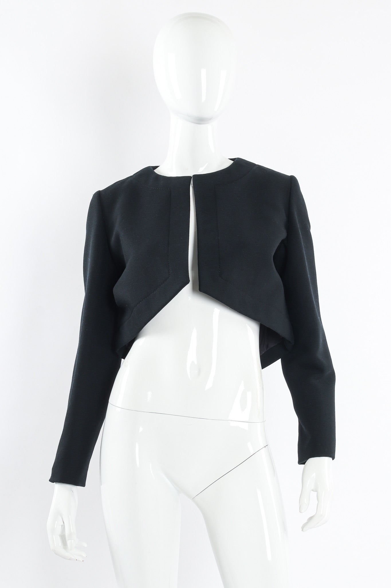 Vintage Pierre Cardin Bolero Crop Jacket mannequin front @ Recess LA