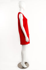 Vintage Pierre Cardin Circle Cutout Shift Dress on Mannequin side at Recess Los Angeles