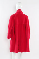 Vintage Chanel Angora Wool Swing Coat mannequin back @ Recess LA