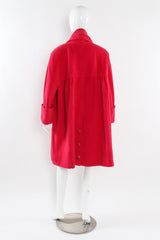 Vintage Chanel Angora Wool Swing Coat mannequin back @ Recess LA