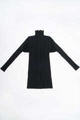 Vintage Issey Miyake Pleats Please Pleated Turtleneck Top flat at Recess Los Angeles