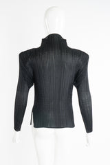 Vintage Issey Miyake Pleats Please Sheer Pleated Mockneck Top on Mannequin back at Recess LA