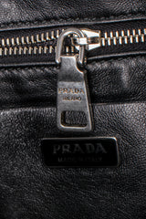 Prada AW 2018 Lipstick Print Leather Convertible Clutch zipper at Recess Los Angeles