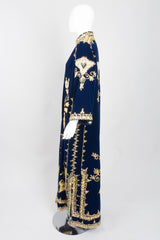 Profils du Monde Vintage Embellished Velvet Illuminati Robe