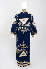 Profils du Monde Vintage Embellished Velvet Illuminati Robe