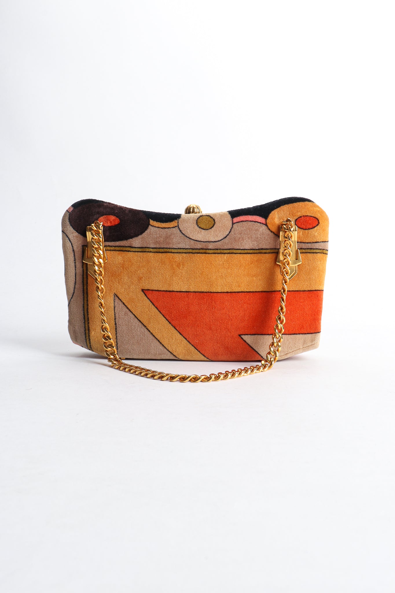 Vintage Pucci Mini Velvet Bag Set Front At Recess Los Angeles