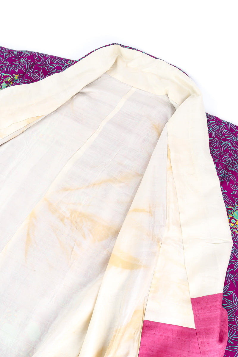 Floral leaf kimono stain detail @recessla