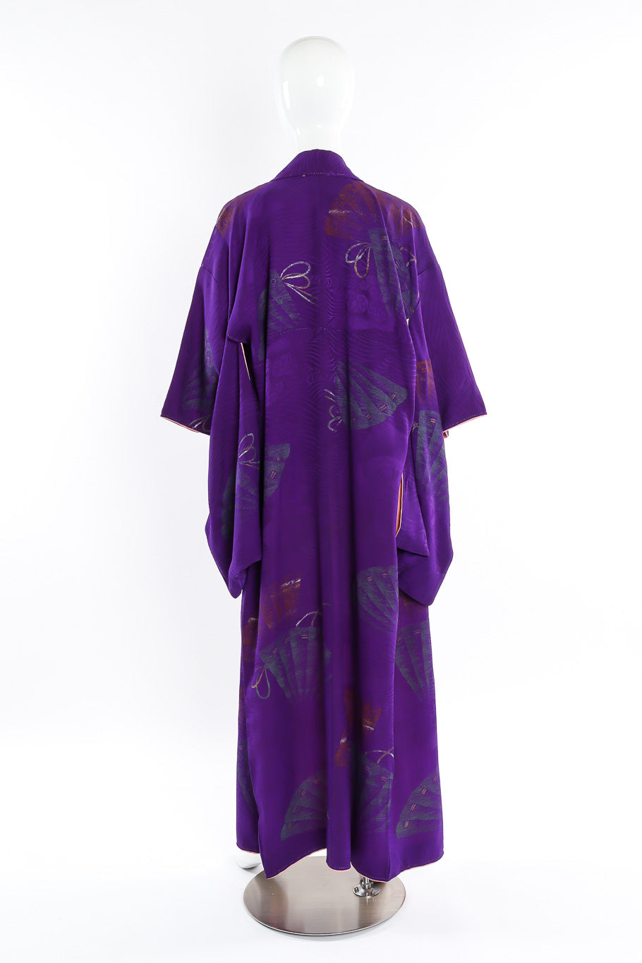 Vintage Japanese twilight fan kimono mannequin back @recessla