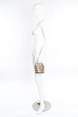 Rodo mini drawstring bucket bag on mannequin @recessla