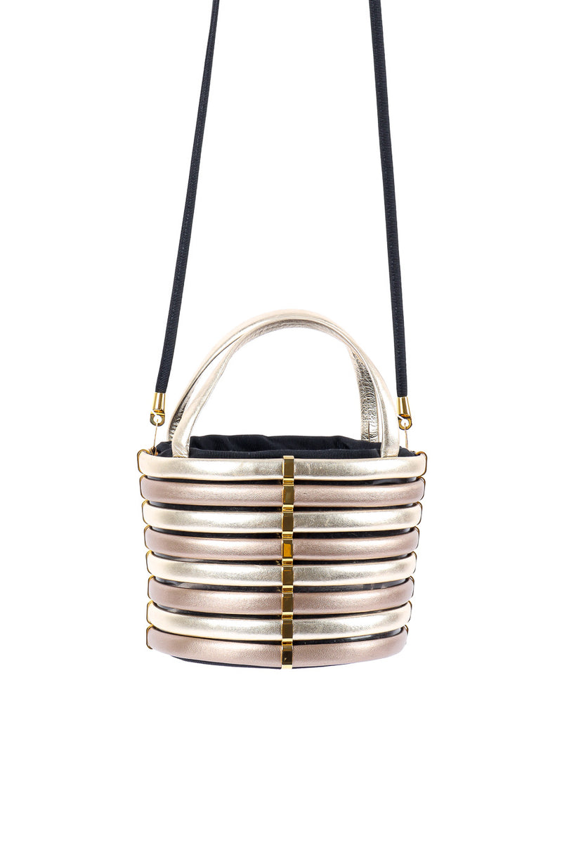 Rodo mini drawstring bucket bag product shot @recessla