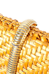 Rodo wicker shoulder clutch closure details @recessla