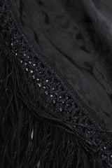 Vintage Ralph Lauren Piano Shawl Fringe Skirt knots details @ Recess LA