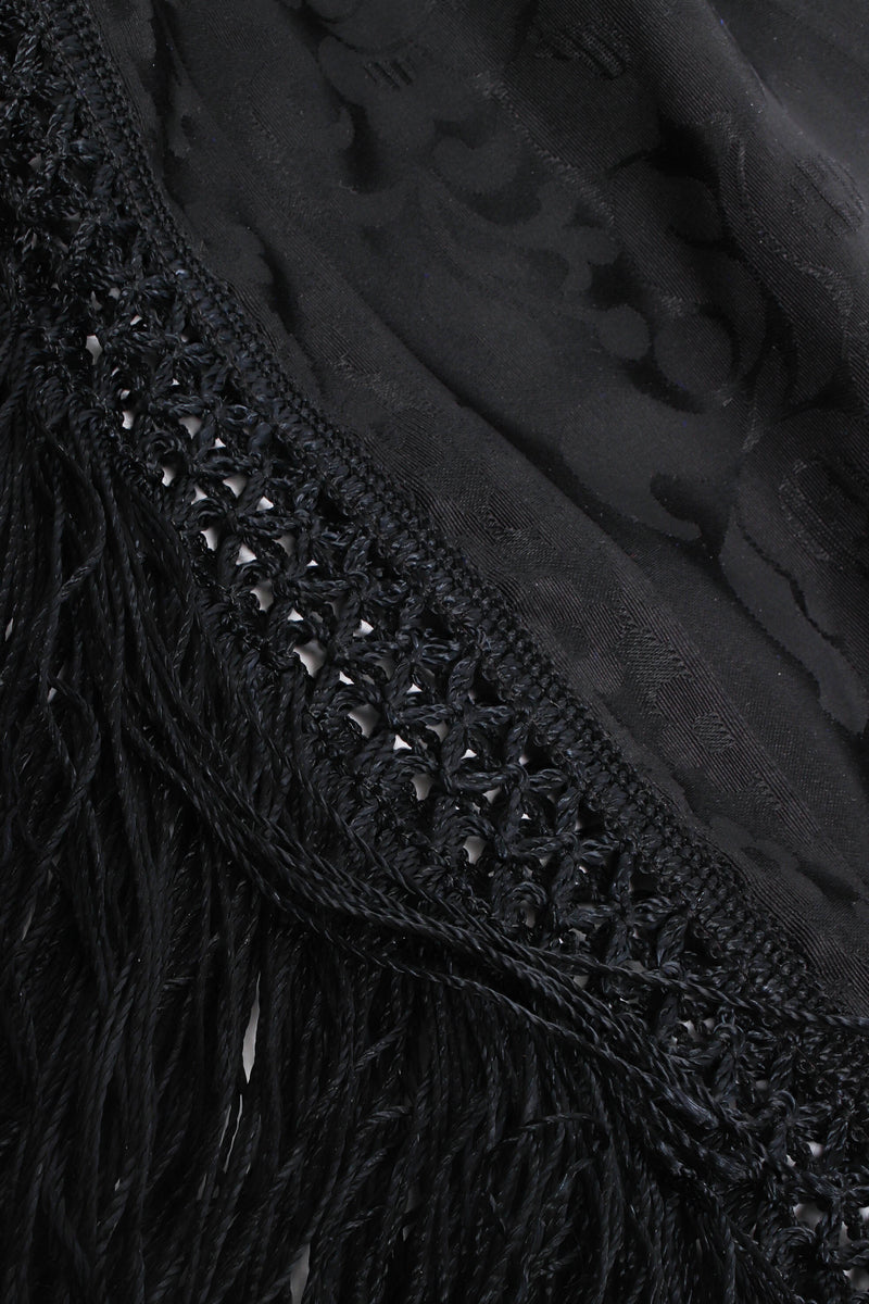 Vintage Ralph Lauren Piano Shawl Fringe Skirt knots details @ Recess LA