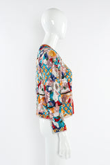 Vintage Rambob Abstract Sequin & Pearl Bead Jacket mannequin side @ Recess LA