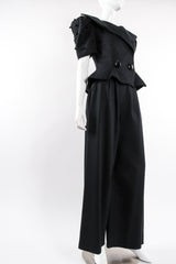 Vintage Raul Blanco Evenings Puff Sleeve Jacket & Pant Set on Mannequin angle @ Recess LA