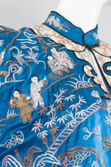 Chinese Metal Embroidered Village Robe Detail