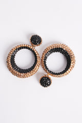 Vintage Richard Kerr Two-Tone Rhinestone Hoop Earrings at Recess Los Angeles