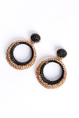 Vintage Richard Kerr Two-Tone Rhinestone Hoop Earrings at Recess Los Angeles