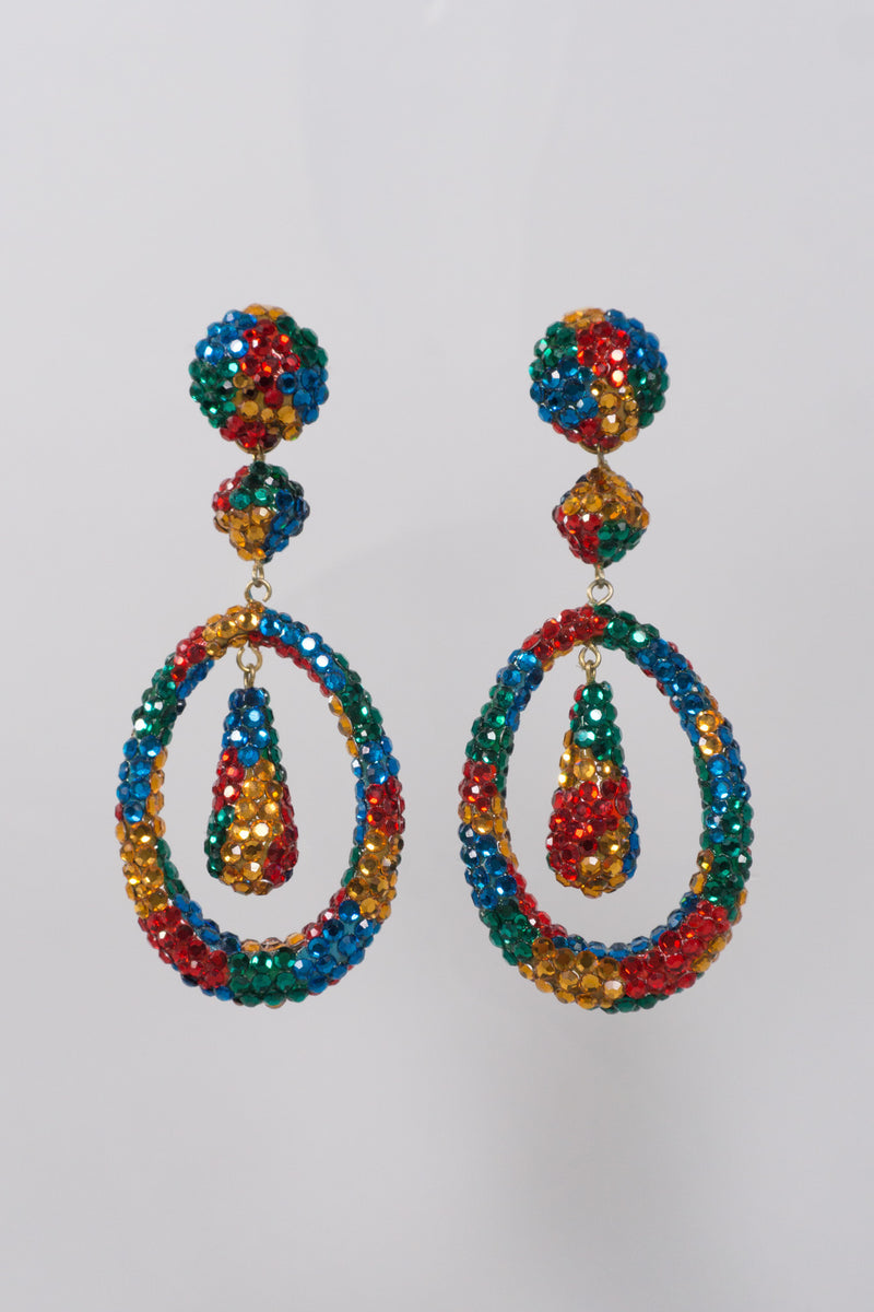 Richard Kerr Crystal Jupiter Drop Earrings