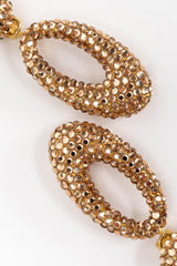 Vintage Richard Kerr Rhinestone Oval Drop Earrings oval drop  close @ Recess Los Angeles